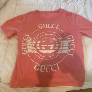Gucci Kids Coral Logo Tee